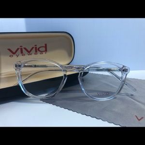 Vivid Eyeglass 862 Color Shiny Crystal Eyesize 48